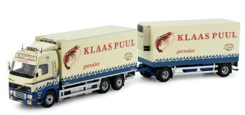 TEK82096 - VOLVO FH1 camión recto 6x2 con remolque refrigerado KLAAS PUUL