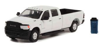 GREEN97130-F - DODGE Ram 2500 Tradesman 2021 con cubo de basura de la serie THE HOBBY SHOP en blister