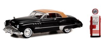 GREEN97140-A - BUICK Roadmaster descapotable 1949 con bomba de combustible vintage de la serie THE HOBBY SHOP en blister