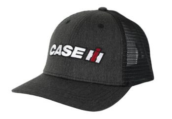 A3355 - Gorra CASE IH gris con parte trasera de rejilla negra