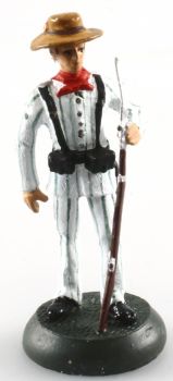 AKI0250 - Figura soldado español procedente de Cuba altura 6;5cm