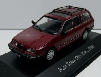 MAGARGAQV24 - FORD Sierra GHIA rural 1988 burdeos con folleto