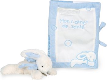 DC1306 - CANDY RABBIT - CAJA Funda libro salud + conejo azul