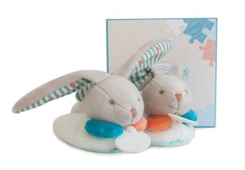 DC2985 - RABBIT HAPPY - Pantuflas con sonajero - 6/12 meses