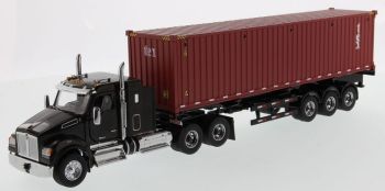 DCM71060 - KENWORTH T880 SFFA 6x4 con portacontenedores y contenedor TEX de 40 pies