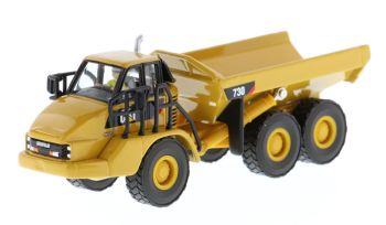 DCM85130 - Dumper articulado CATERPILLAR 730 con conductor y caja metálica