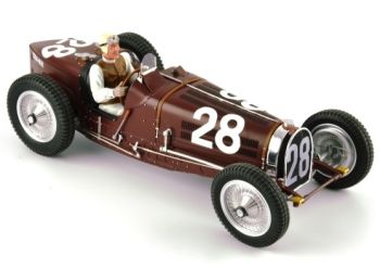 FLM-118002/28M - BUGATTI Tipo 59 #28 Gran Premio de Mónaco 1934 Marrón