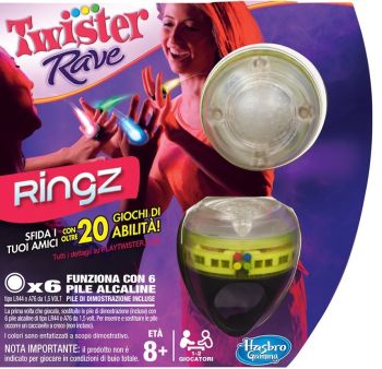 HASA2420 - 2 Anillos para jugar TWISTER - ATENCIÓN Juego en ITALIANO