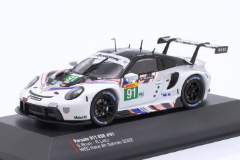 IXO-LEGT43-23008 - PORSCHE 911 RSR N°91 WEC Carrera 8h Bahrain 2022 G.BRUNI / R.LIETZ