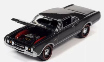 JLMC031B-C - OLDSMOBILE 442 W-30 1967 gris de la serie MUSCLE CARS 2022 en blister