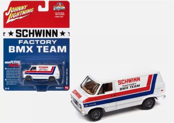 JLPC011-B - CHEVROLET G20 Van 1976 - SCHWINN - de la serie POP CULTURE 2023 en blister