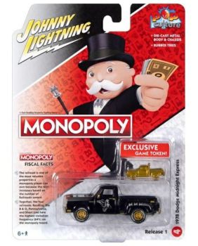 JLPC011-D - DODGE Midnight Express 1978 Negro - MONOPOLY - de la serie POP CULTURE 2023 en blister