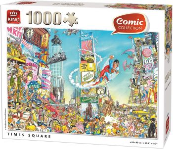 KING55905 - Rompecabezas de 1000 piezas Time Square