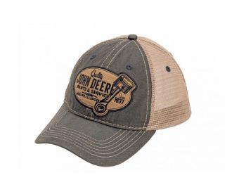 MC13080526OX - Gorra con parte posterior en red vintage JOHN DEERE gris y beige