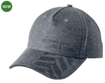 MCL202301011 - Gorra de béisbol huellas de neumáticos JOHN DEERE gris