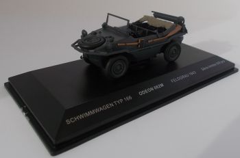 ODE062M - VOLKSWAGEN Schwimmwagen anfibio TYP 166 Feldgrau 1943 Ejército alemán limitada a 500 ejemplares