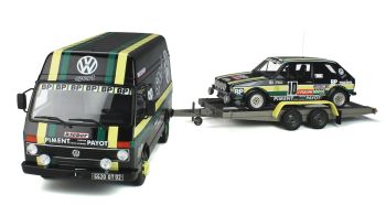 OT353 - VOLKSWAGEN LT35 con Golf GTI MK1 GR.2 #10 Negro y verde J.PANCIATICI