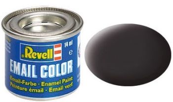 REV32106 - Pintura Esmalte Negro Alquitrán Mate 14ml