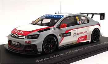 SPAS2461 - CITROEN C-Elysee Total N°9 1er R1 Slovakia Ring WTCC 2014 S.Loeb