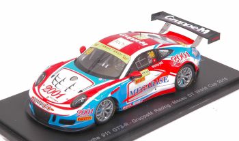 SPASA118 - PORSCHE 911 GT3 #98 Macau GT World Cup 2016 Ma Ching Yeung Philip - Edición limitada a 300 ejemplares.