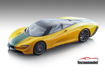 TM18-EX08F - 2020 McLAREN Speedtail Amarillo y Verde - Limitado a 24 ejemplares